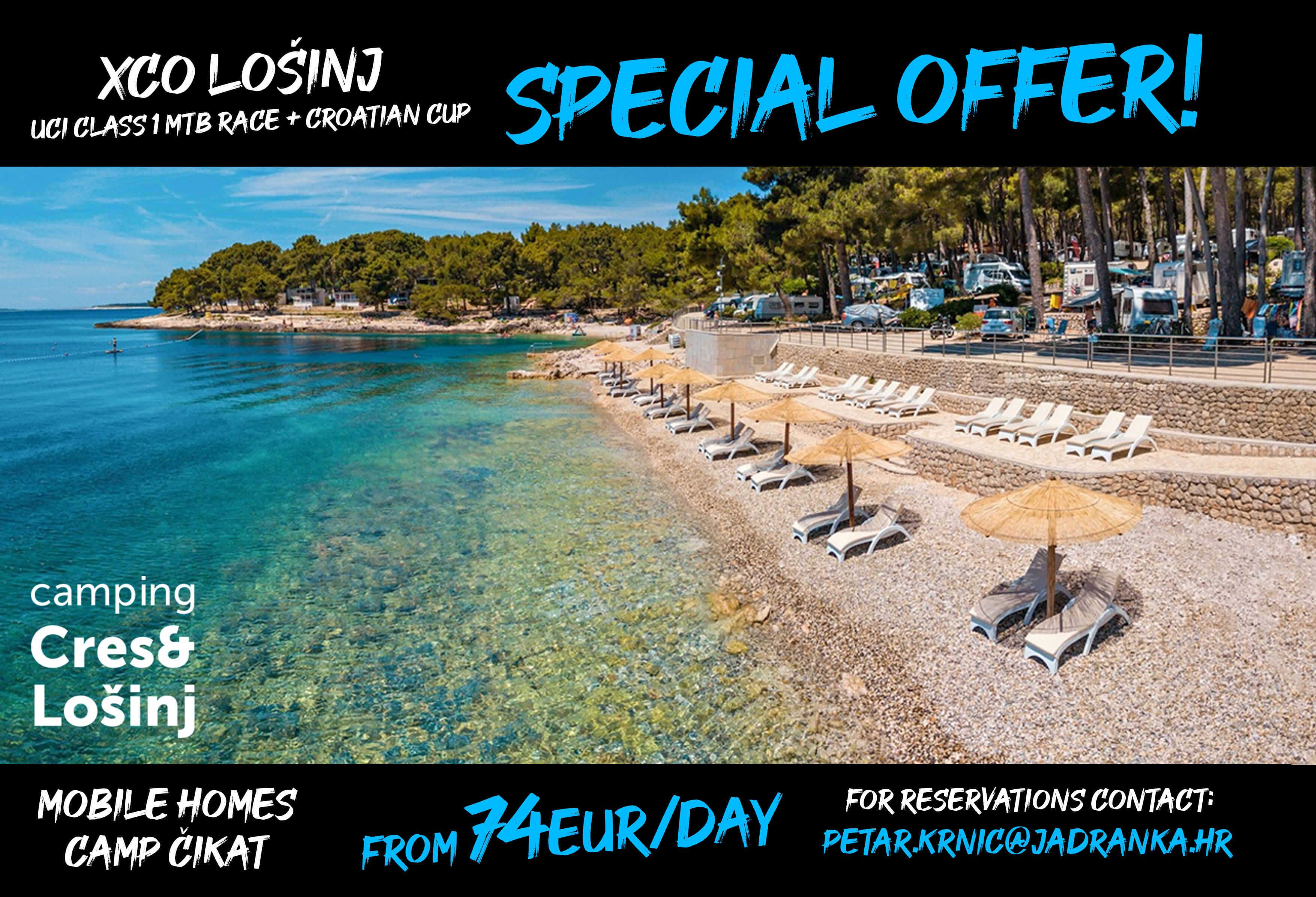 XCO Cross-Country MTB Race 21 - 23 March 2025 special offer camping