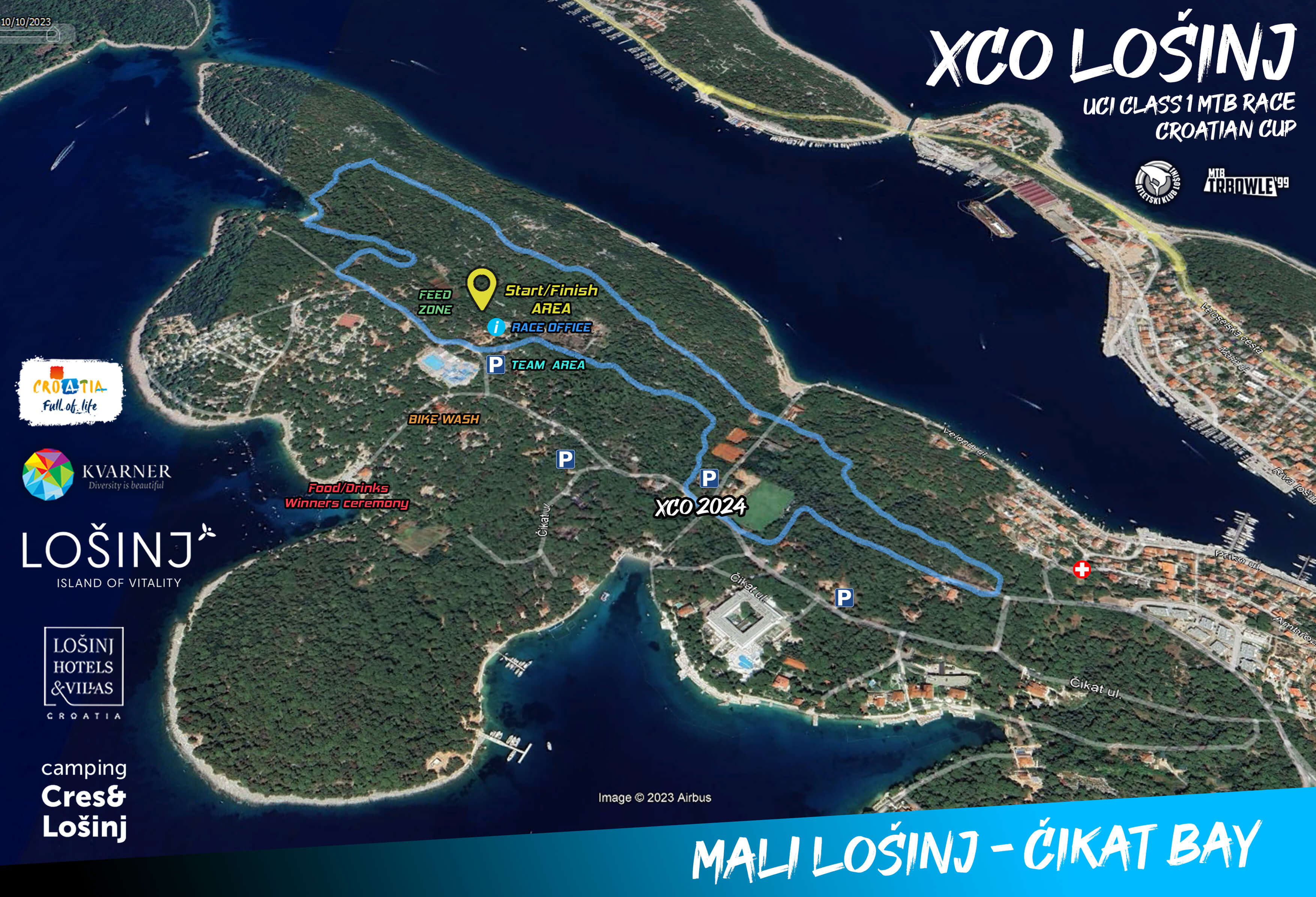 xco cross-country mtb race 15 - 17 March 2024 course area